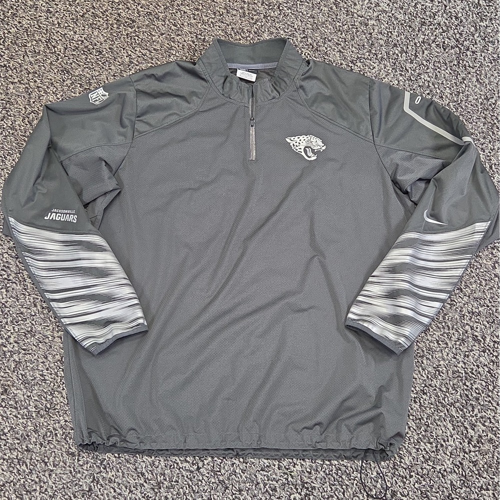 Nike Jacksonville Jaguars Windbreaker Jacket NFL On Field Apparel Size XL